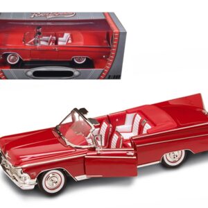 1959 Buick Electra 225 Convertible Red 1/18 Diecast Model Car by Road Signature