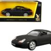 1998 Porsche 911 (996) Carrera Matt Black 1/43 Diecast Model Car by Road Signature