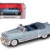 1949 Cadillac Coupe DeVille Convertible Blue Metallic 1/43 Diecast Model Car by Road Signature