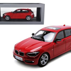 BMW F20 1 Series Red 1/18 Diecast Car Model by Paragon