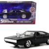 Dom’s Dodge Charger R/T Matt Black “Fast & Furious” Movie 1/32 Diecast Model Car by Jada