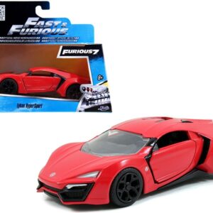 Lykan Hypersport Red “Fast & Furious 7” (2015) Movie 1/32 Diecast Model Car by Jada