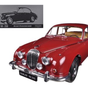 1967 Daimler V8-250 Regency Maroon Limited to 3000pc 1/18 Diecast Model Car by Paragon