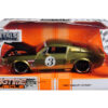 1967 Ford Shelby GT-500 #3 Gold with Matt Black Hood “Big Time Muscle” 1/24 Diecast Model Car by Jada