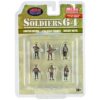 “Soldiers 64” 6 piece Diecast Set Military Figures Limited Edition to 4800 pieces Worldwide for 1/64 Scale Models by American Diorama