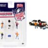 “Tailgate Party” Diecast Set of 6 pieces (4 Figurines and 2 Accessories) for 1/64 Scale Models by American Diorama