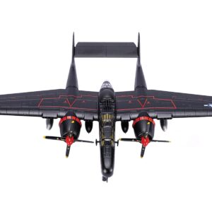 Northrop P-61B Black Widow Fighter Aircraft “Midnight Belle 6th Night Fighter Squadron” United States Army Air Forces 1/72 Diecast Model by Air Force 1