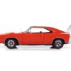 1969 Dodge Charger Daytona Red with White Tail Stripe and Red Interior “Muscle Car & Corvette Nationals” (MCACN) “American Muscle” Series 1/18 Diecast Model Car by Auto World