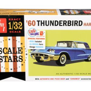 Skill 2 Model Kit 1960 Ford Thunderbird Hardtop “Scale Stars” 1/32 Scale Model by AMT