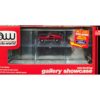 6 Car Interlocking Acrylic Display Show Case with 1967 Ford Mustang GT Red for 1/64 Scale Model Cars by Auto World