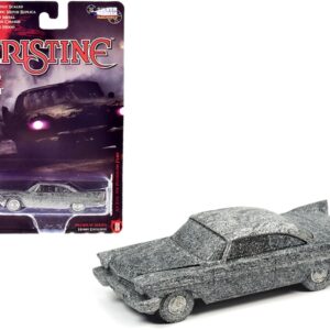 1958 Plymouth Fury (An Evil) After Fire Version “Christine” (1983) Movie 1/64 Diecast Model Car by Auto World