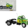 1953 Mack B-61 Truck Tractor Green and Yellow “John Deere” 1/87 (HO) Scale Model Car by Brekina