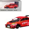 Mitsubishi Lancer Evolution X CZ4A Ver. 2 Wide Body RHD (Right Hand Drive) “Varis” Red with Graphics 1/64 Diecast Model Car by CM Models