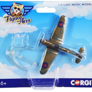 Hawker Hurricane Fighter Aircraft “RAF” “Flying Aces” Series Diecast Model by Corgi