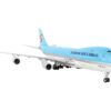 Boeing 747-400F Commercial Aircraft “Korean Air Cargo” Light Blue “Gemini 200 – Interactive” Series 1/200 Diecast Model Airplane by GeminiJets