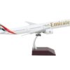 Boeing 777-300ER Commercial Aircraft “Emirates Airlines – 2023 Livery” White with Striped Tail “Gemini 200” Series 1/200 Diecast Model Airplane by GeminiJets