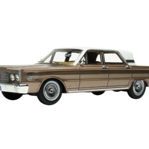 1965 Mercury Park Lane Pecan Frost Brown Metallic with White Top Limited Edition to 200 pieces Worldwide 1/43 Model Car by Goldvarg Collection