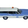 1970 Ford Galaxie Station Wagon Blue and White with Blue Interior “Pan-American Airlines Ground Crew” Limited Edition to 180 pieces Worldwide 1/43 Model Car by Goldvarg Collection