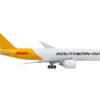 Boeing 777F Commercial Aircraft “Southern Air – DHL” White and Yellow 1/400 Diecast Model Airplane by GeminiJets