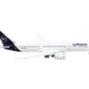 Boeing 787-9 Commercial Aircraft with Flaps Down “Lufthansa” White with Dark Blue Tail 1/400 Diecast Model Airplane by GeminiJets