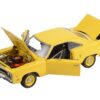 1970 Plymouth Road Runner Lemon Twist Yellow Limited Edition to 732 pieces Worldwide 1/18 Diecast Model Car by GMP