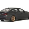 2021 BMW M5 CS Black Metallic with Gold Wheels 1/18 Model Car by GT Spirit