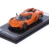 Koenigsegg Jesko Absolut Sweet Mandarin Orange Metallic “Hypercar League Collection” 1/64 Diecast Model Car by PosterCars