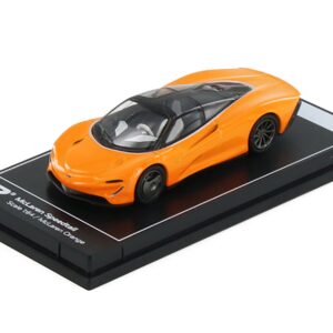 McLaren Speedtail McLaren Orange with Black Top “Hypercar League Collection” 1/64 Diecast Model Car by PosterCars