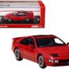 Nissan Fairlady Z (Z32) RHD (Right Hand Drive) Aztec Red with Sunroof and Extra Wheels 1/64 Diecast Model Car by Inno Models