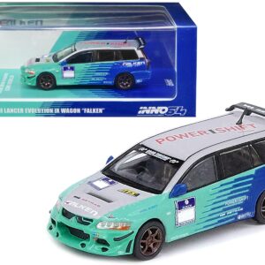 Mitsubishi Lancer Evolution IX Wagon RHD (Right Hand Drive) “Falken” Livery 1/64 Diecast Model Car by Inno Models