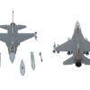 Lockheed F-16C Fighting Falcon Fighter Aircraft “USAF ANG 115th Fighter Wing Wisconsin 70th Anniversary” (2018) 1/72 Diecast Model by JC Wings