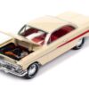 1961 Chevrolet Impala SS 409 Coronna Cream with Red Stripes and Interior “Classic Gold Collection” 2023 Release 2 Limited Edition to 3172 pieces Worldwide 1/64 Diecast Model Car by Johnny Lightning