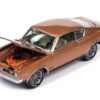 1969 Plymouth Barracuda Bronze Fire Metallic with Black Stripes “Classic Gold Collection” 2023 Release 2 Limited Edition to 2932 pieces Worldwide 1/64 Diecast Model Car by Johnny Lightning