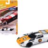 2005 Ford GT #4 White with Orange and Black Stripes “Classic Gold Collection” 2023 Release 2 Limited Edition to 3004 pieces Worldwide 1/64 Diecast Model Car by Johnny Lightning