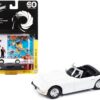 1967 Toyota 2000 GT Convertible RHD (Right Hand Drive) White 007 (James Bond) “You Only Live Twice” (1967) Movie with Collectible Tin Display “Silver Screen Machines” Series 1/64 Diecast Model Car by Johnny Lightning