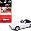 1967 Toyota 2000GT Convertible White (James Bond 007) “You Only Live Twice” (1967) Movie “Pop Culture” Series 1/64 Diecast Model Car by Johnny Lightning