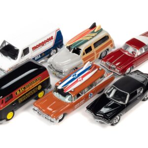 Johnny Lightning “2-Packs” 2023 Set B of 6 pieces Release 2 1/64 Diecast Model Cars by Johnny Lightning