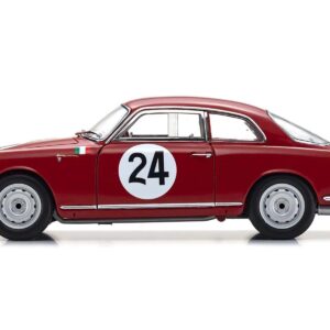 Alfa Romeo Giulietta SV #24 Nini Todaro – Nessuno GT1.3 Class Winner “Targa Florio” (1958) 1/18 Diecast Model Car by Kyosho