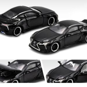 Lexus LC500 LB Works RHD (Right Hand Drive) Dark Black Limited Edition to 1200 pieces 1/64 Diecast Model Car by Era Car