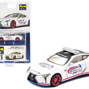 Lexus LC500 Safety Car White “IMSA WeatherTech 240 at Daytona” “1st Special Edition” Limited Edition to 960 pieces 1/64 Diecast Model Car by Era Car