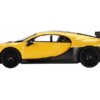 Bugatti Chiron Pur Sport Yellow and Carbon Limited Edition to 4200 pieces Worldwide 1/64 Diecast Model Car by True Scale Miniatures