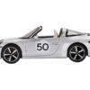 Porsche 911 Targa 4S #50 GT Silver Metallic “Heritage Design Edition” Limited Edition to 2400 pieces Worldwide 1/64 Diecast Model Car by True Scale Miniatures