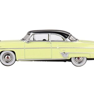 1954 Lincoln Capri Premier Yellow with Black Top Limited Edition to 3000 pieces Worldwide 1/64 Diecast Model Car by True Scale Miniatures