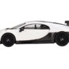 Bugatti Chiron Pur Sport White and Carbon Limited Edition to 3000 pieces Worldwide 1/64 Diecast Model Car by True Scale Miniatures