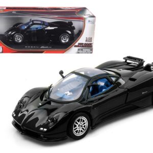 Pagani Zonda C12 Black 1/18 Diecast Model Car by Motormax