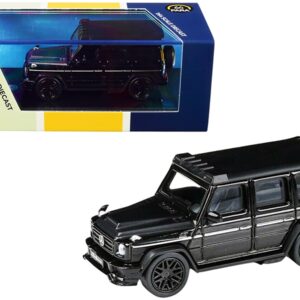 Mercedes AMG G63 Liberty Walk Wagon Black 1/64 Diecast Model Car by Paragon