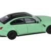 BMW M3 (G80) Mint Green with Black Top 1/64 Diecast Model Car by Paragon Models