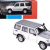 Toyota Land Cruiser 76 Silver Pearl 1/64 Diecast Model Car by Paragon