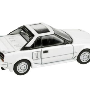 1985 Toyota MR2 MK1 Super White with Sunroof 1/64 Diecast Model Car by Paragon Models