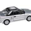 1985 Toyota MR2 MK1 Super Silver Metallic with Sunroof 1/64 Diecast Model Car by Paragon Models